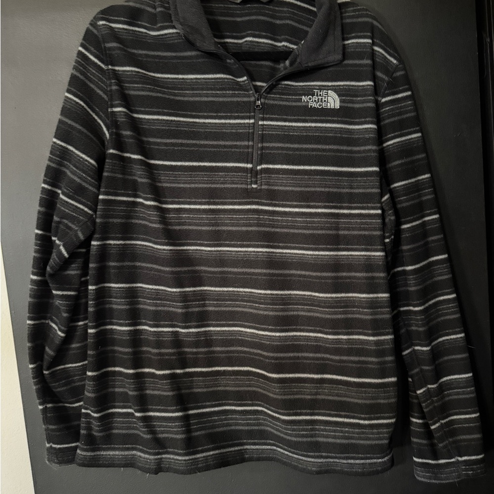 The North Face Black Striped Pullover
